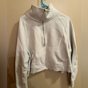 Lulu lemon scuba pullover in bone size xl/xxl